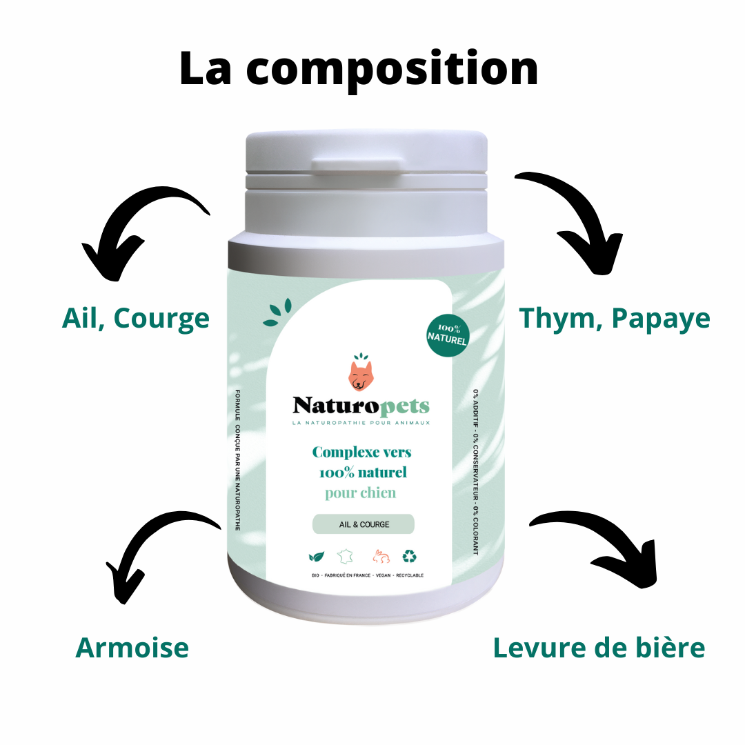 Complexe Vers 100% naturel – Chien