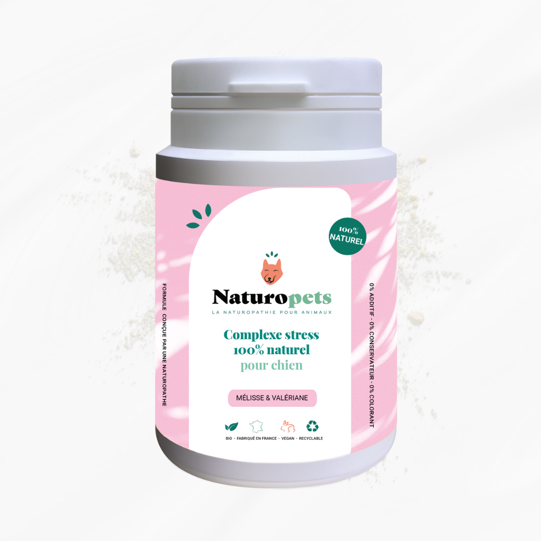 Anti stress pour chien naturel valériane et mélisse - 54g