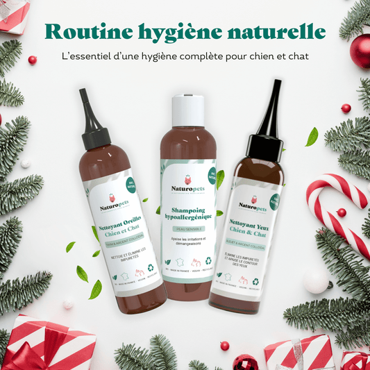 Pack routine hygiène naturelle chien et chat