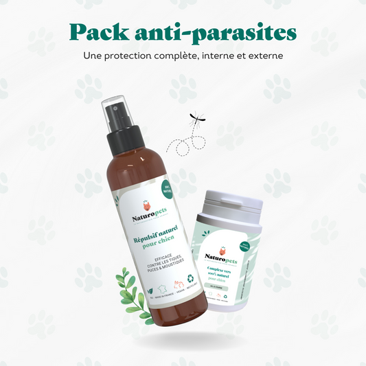 Pack anti parasitaires et vermifuge chien